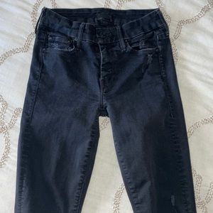 MOTHER black skinny jeans. Size 23